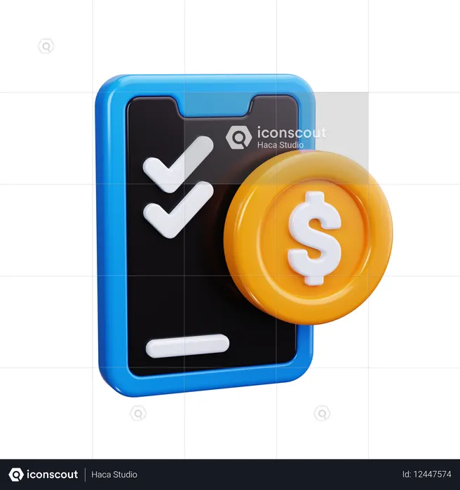 Online Banking  3D Icon