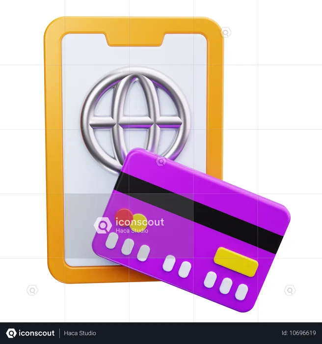 Online Banking  3D Icon