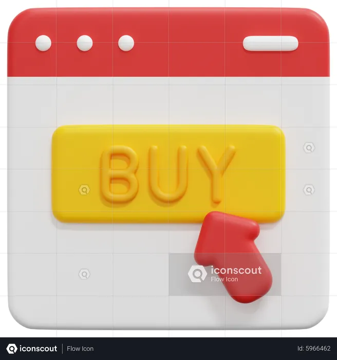 Online Buy  3D Icon