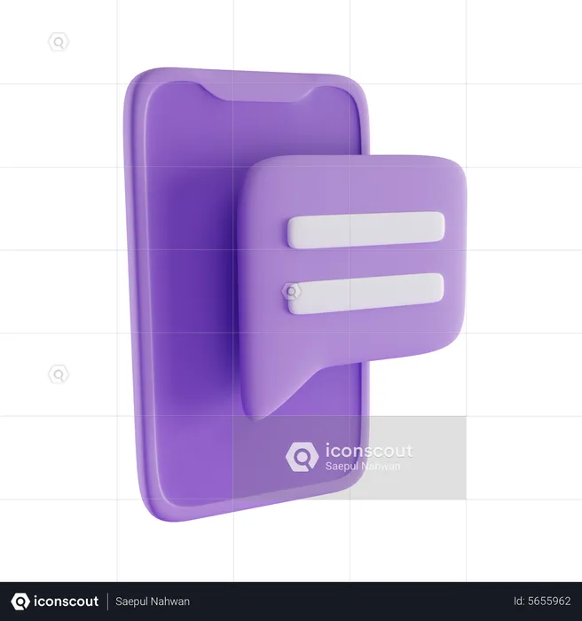 Online Chat  3D Icon