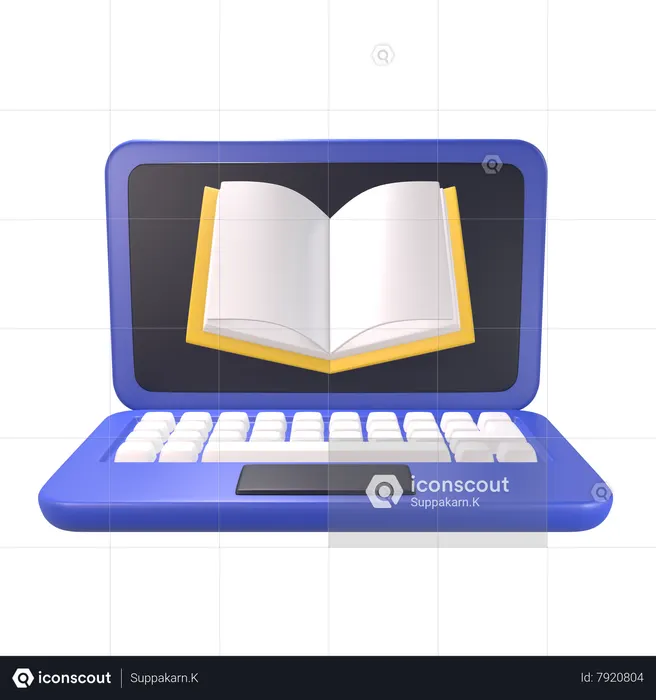 Online Courses  3D Icon