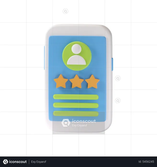 Online Customer Reviews  3D Icon