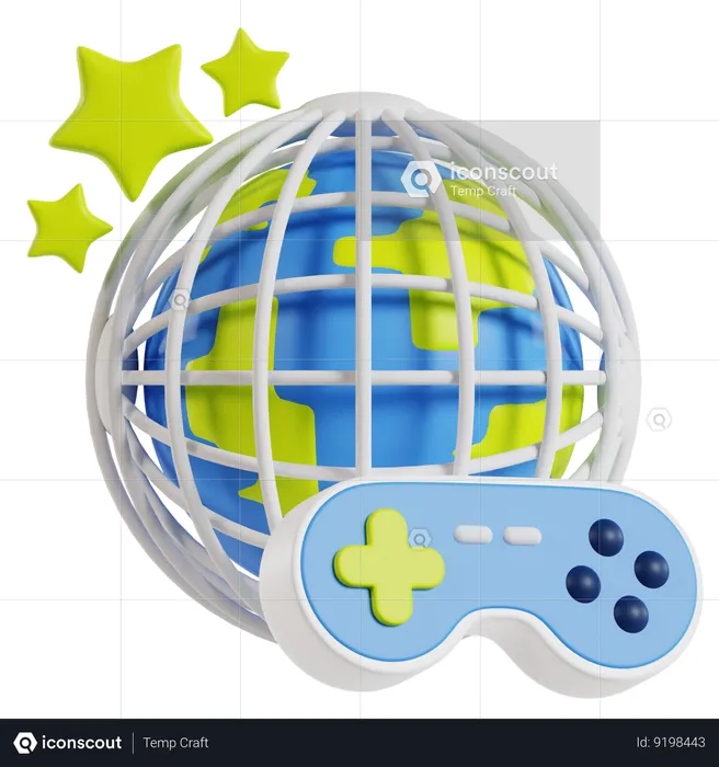 Online Game  3D Icon