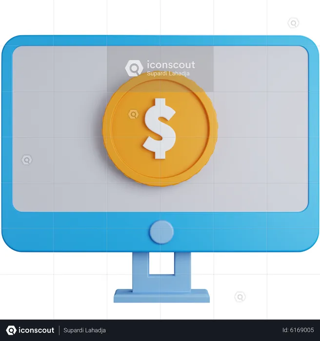 Online-Geld  3D Icon