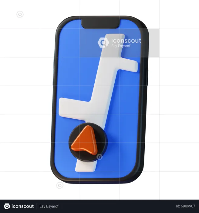 Online Gps  3D Icon
