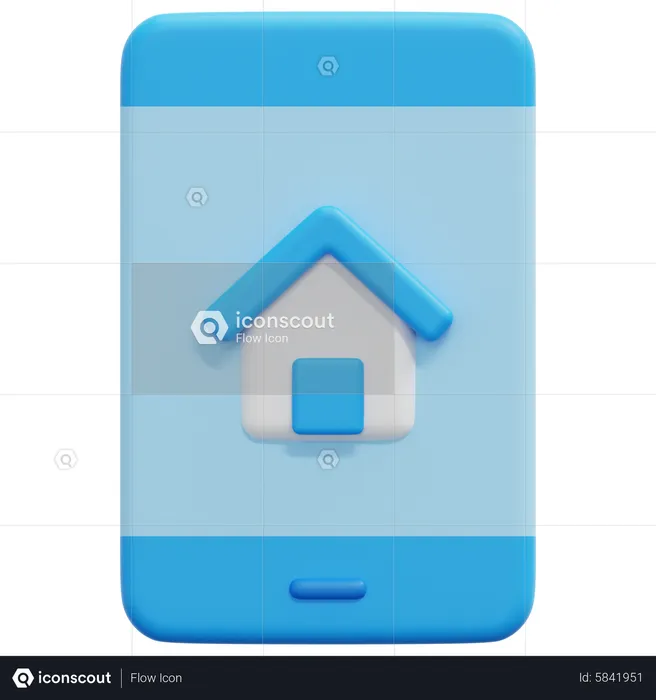 Online Home  3D Icon