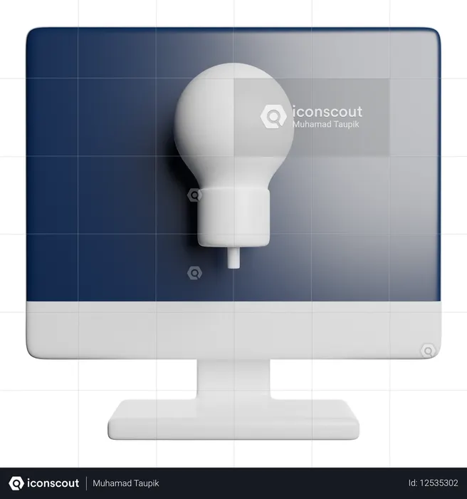 Online Idea  3D Icon