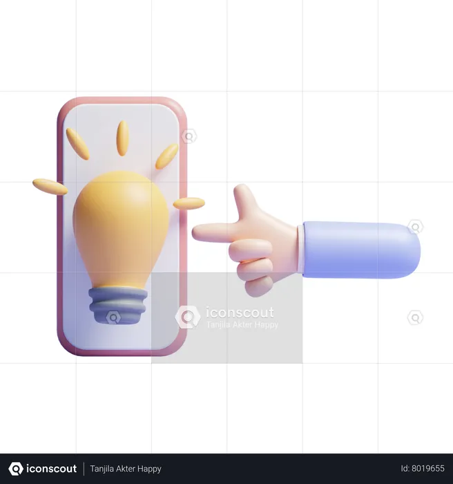 Online Idea  3D Icon