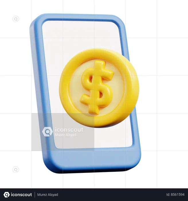 Online Investment  3D Icon