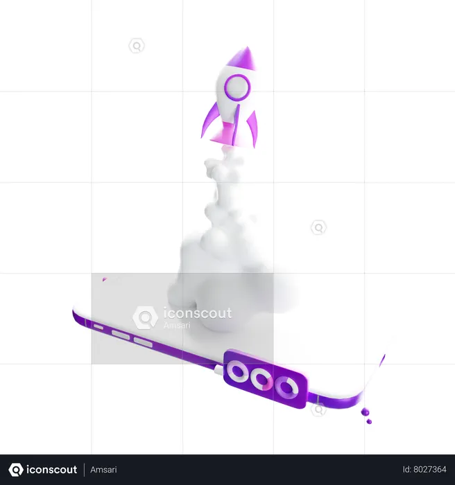 Financial Startup 3D Illustration  3D Icon