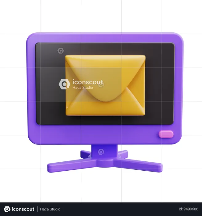 Online Mail  3D Icon