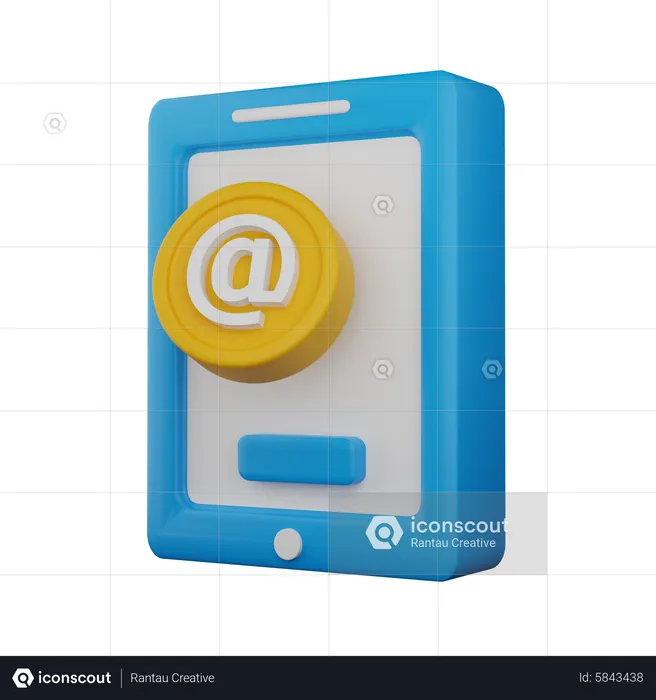 Online-Mail  3D Icon