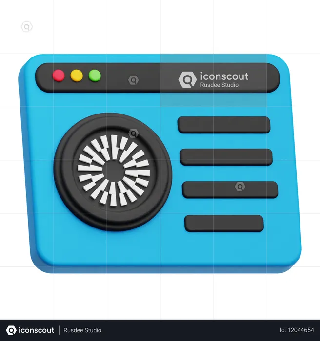 Online Mantle  3D Icon