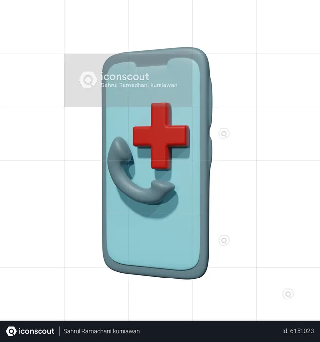 Online Medical Clinic  3D Icon