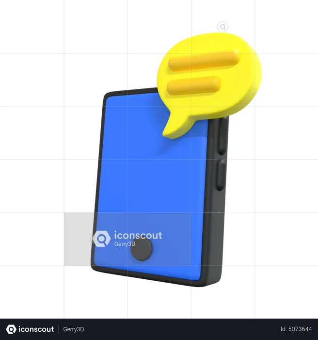 Online Message  3D Icon
