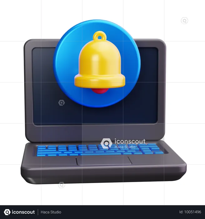 Online Notification  3D Icon