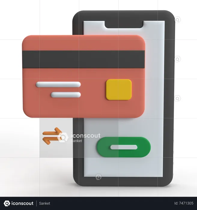 Online Payment  3D Icon