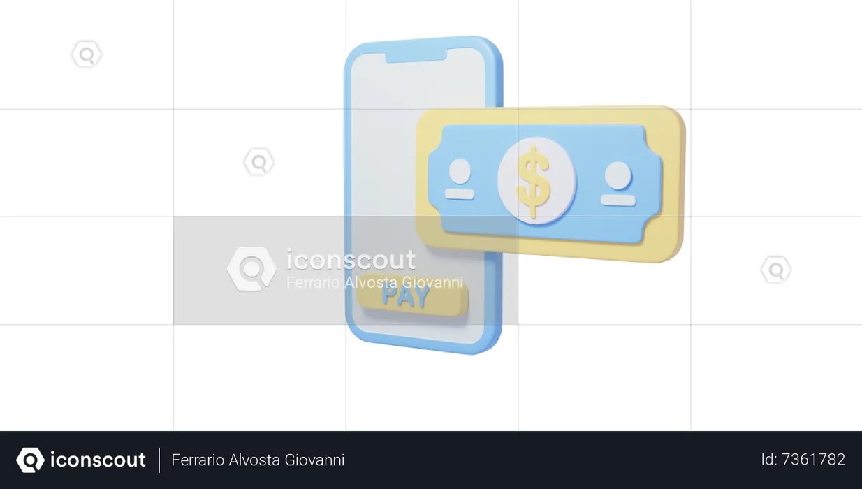 Online Payment  3D Icon