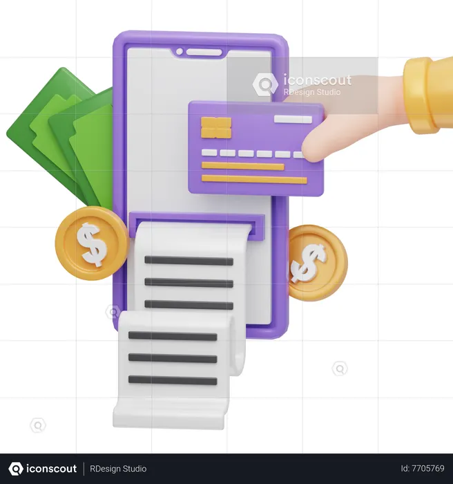 Online Payment  3D Icon