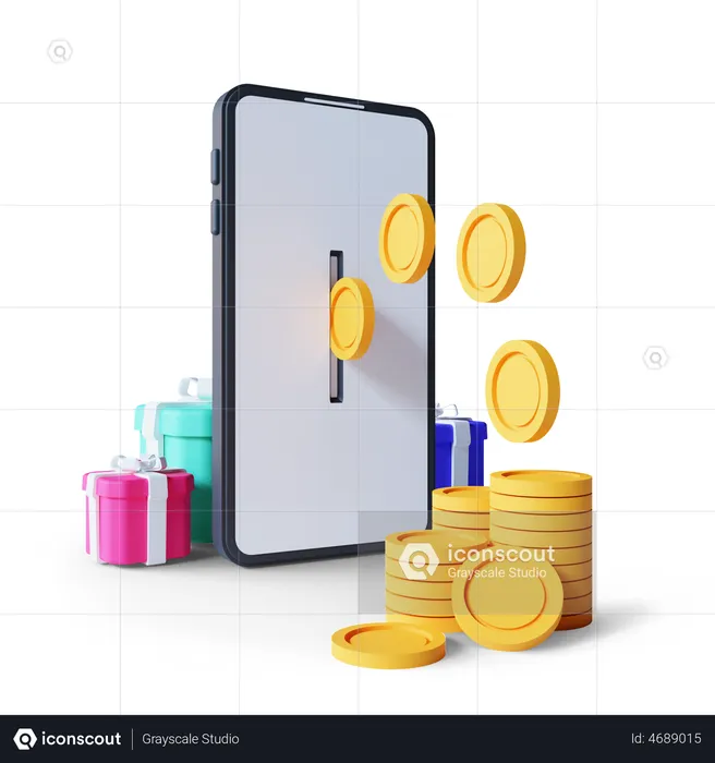 Online Payment  3D Illustration