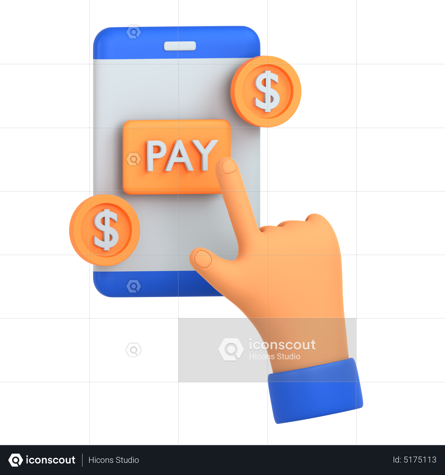 Online payment simple icon. Online payment simple button.