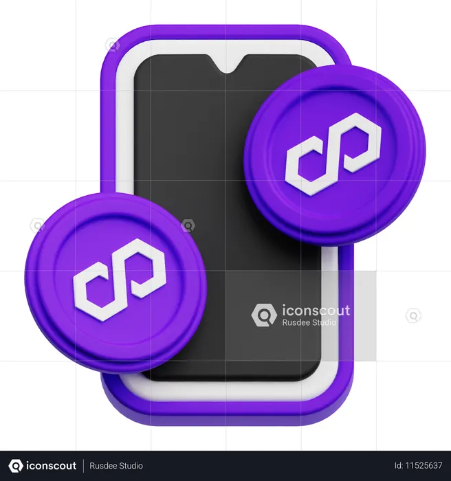 Online Polygon  3D Icon