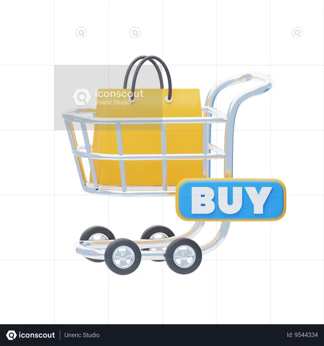 Online shopping  3D Icon