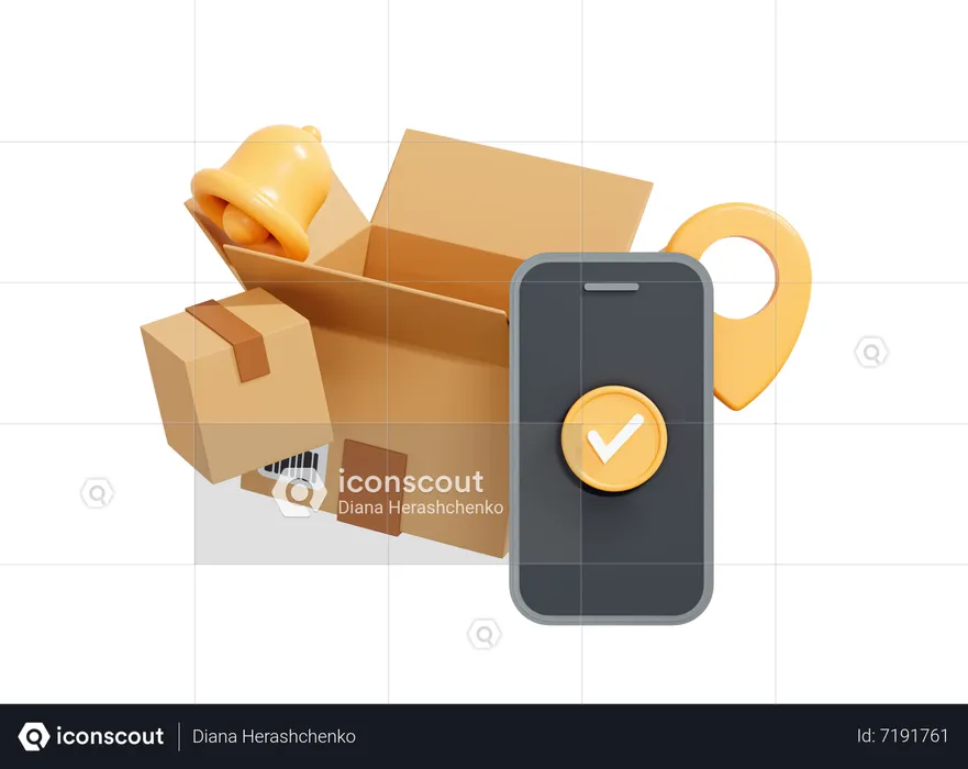 Online Tracking  3D Icon