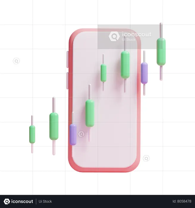 Online Trading  3D Icon