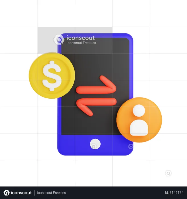 Online Transaction  3D Icon