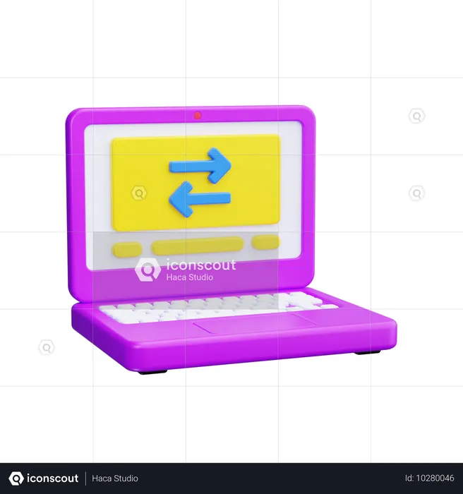 온라인 이체  3D Icon