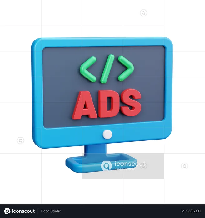 Onlinewerbung  3D Icon