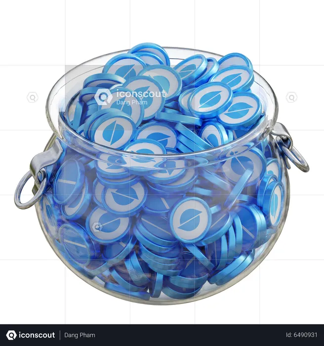 Ontology ,ONT Clear Glass Pot  3D Icon