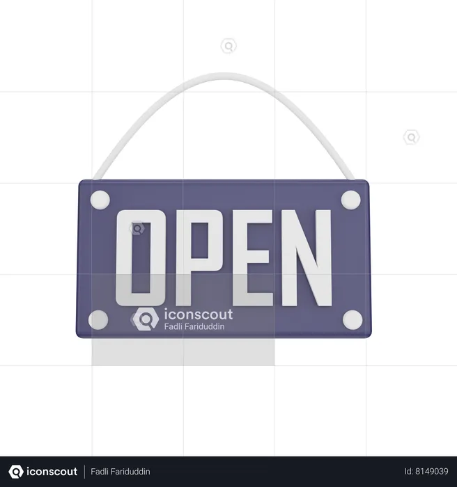 Open  3D Icon