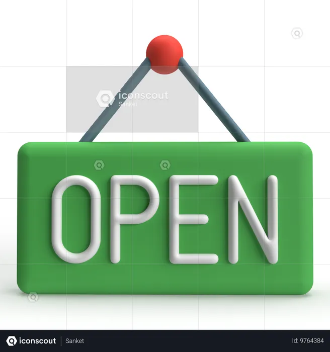 Open  3D Icon