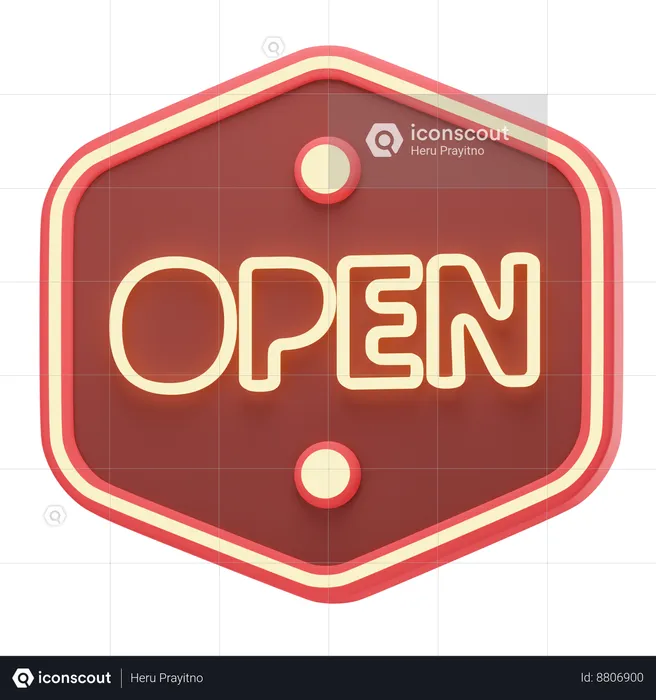 Open Board  3D Icon