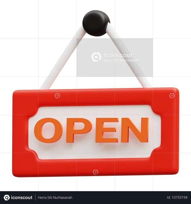 Open Board  3D Icon