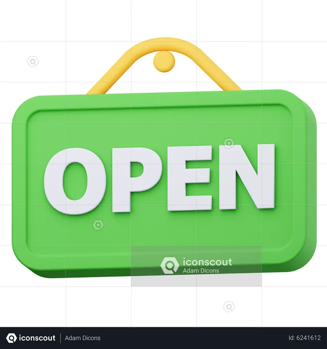 Open Board  3D Icon