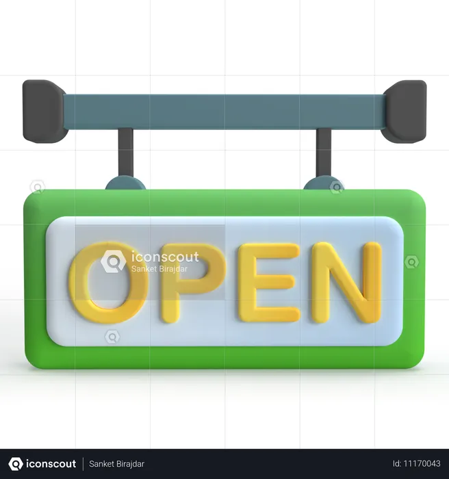 Open Board  3D Icon