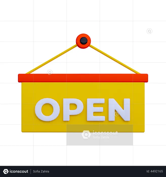 Open Board  3D Illustration