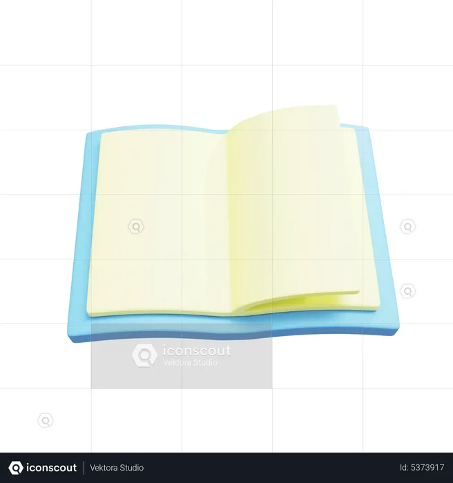 Open Book  3D Icon