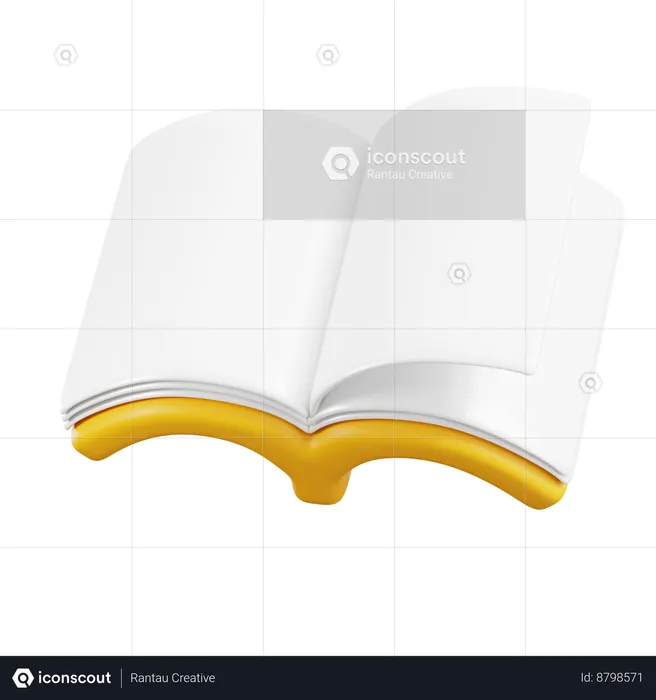 Open Book  3D Icon