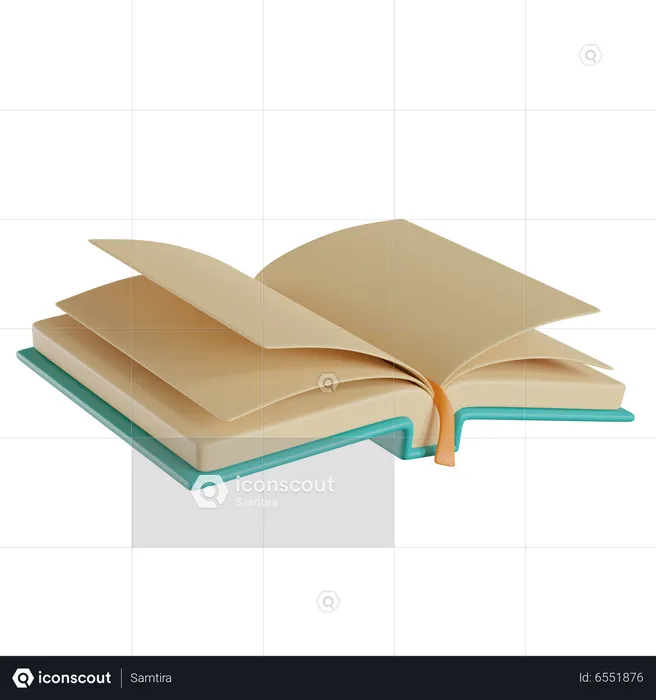 Open Book  3D Icon