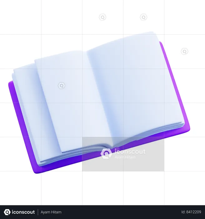 Open Book  3D Icon