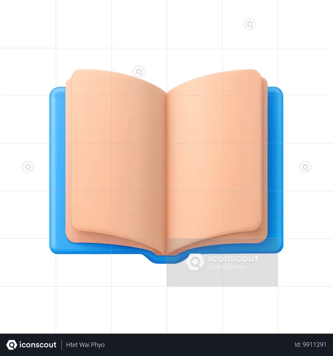 Open Book  3D Icon