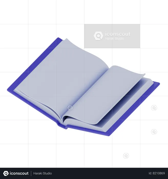 Open Book  3D Icon