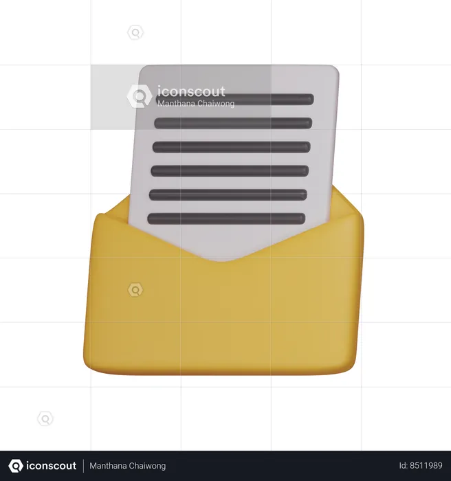 OPEN EMAIL  3D Icon