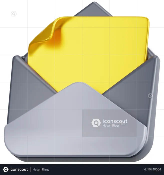 Open Email  3D Icon