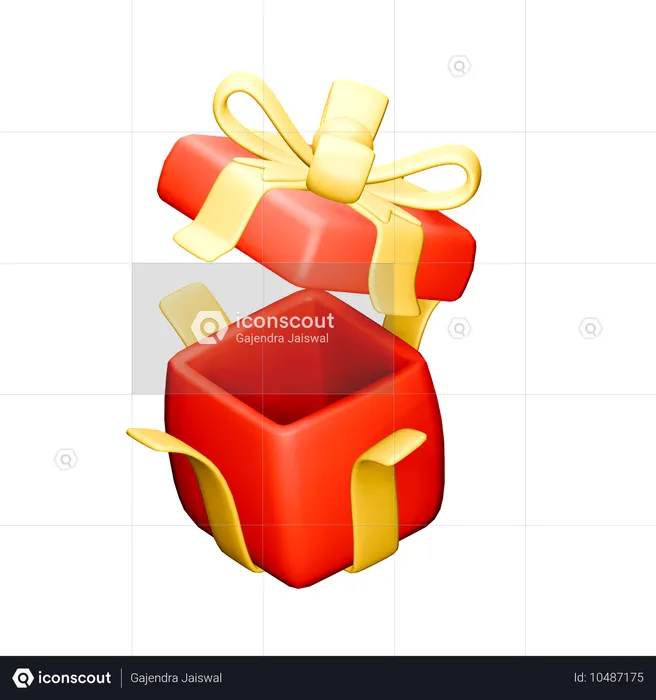 Open Gift  3D Icon