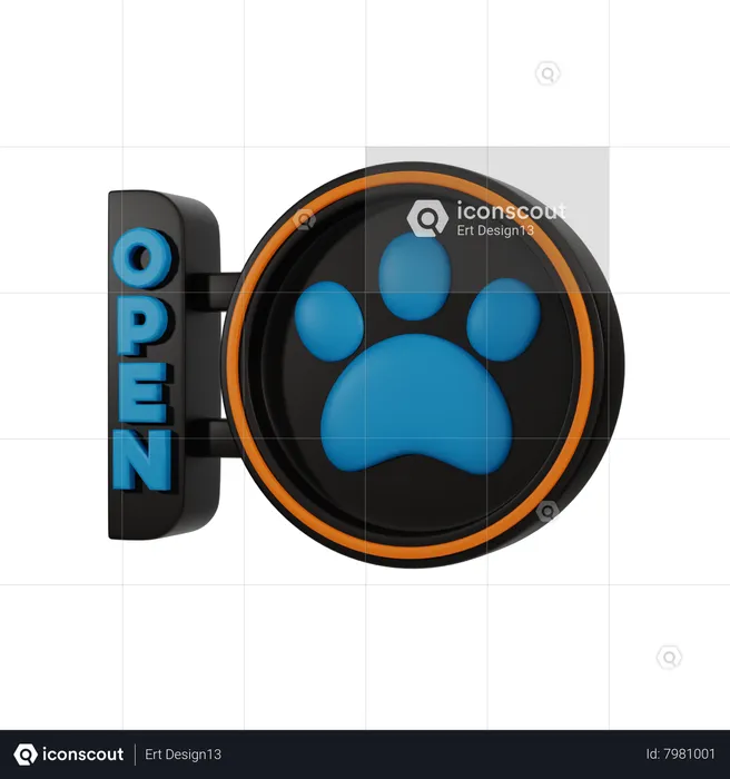 Open Pet Shop  3D Icon
